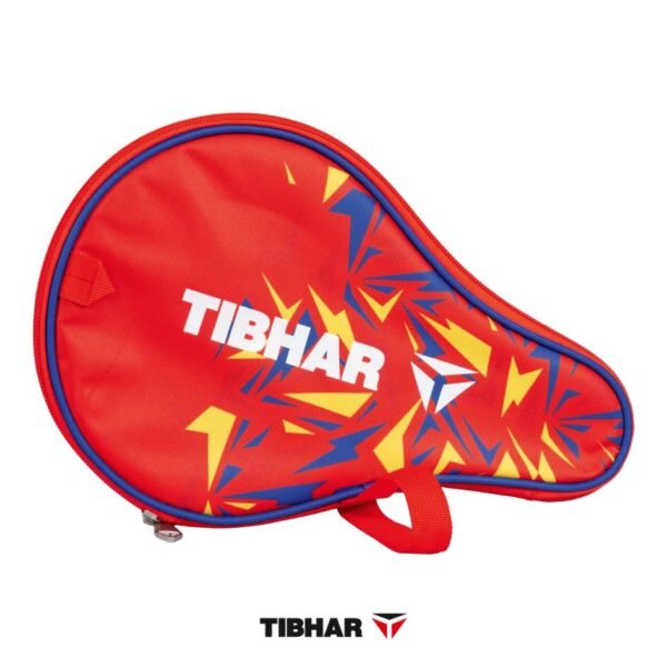 Tibhar / Round Cover Spectra with Ball Compartment - Red