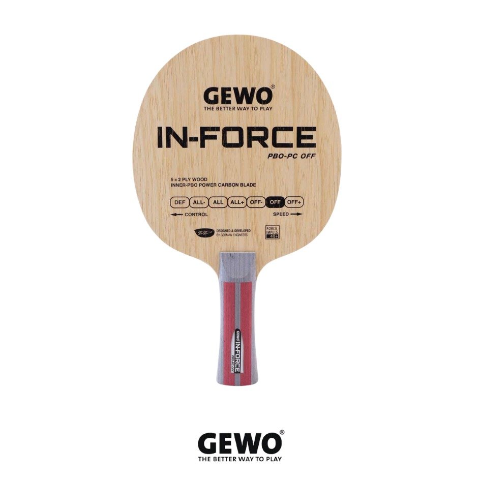 GEWO / In-Force PBO-PC Off – Premium Offensive Blade with Power, Feel and Precision - Image 5