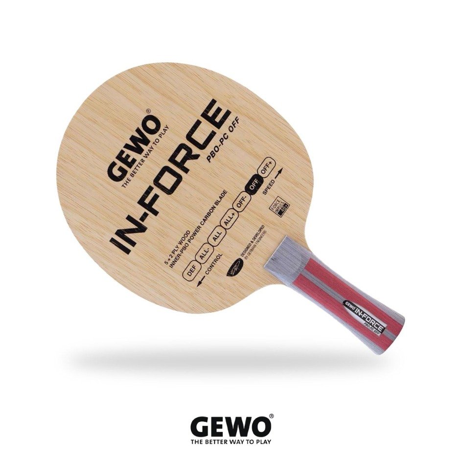 GEWO / In-Force PBO-PC Off – Premium Offensive Blade with Power, Feel and Precision