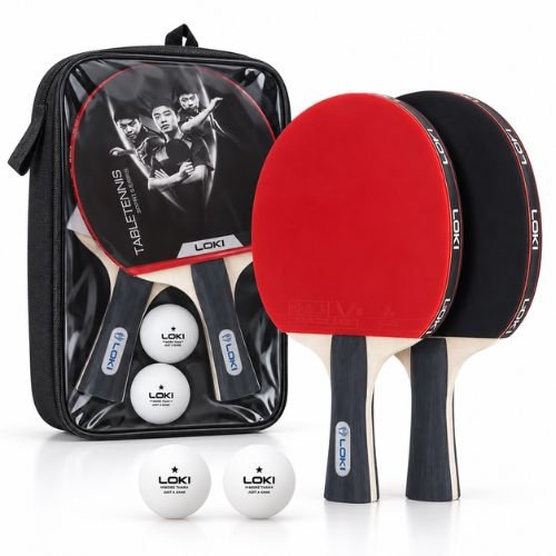 LOKI / Table Tennis Set – 2 Bats + 2 Balls