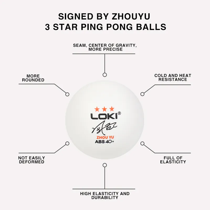 LOKI / ZHOUYU 3-Star Balls (50pcs) - Image 2